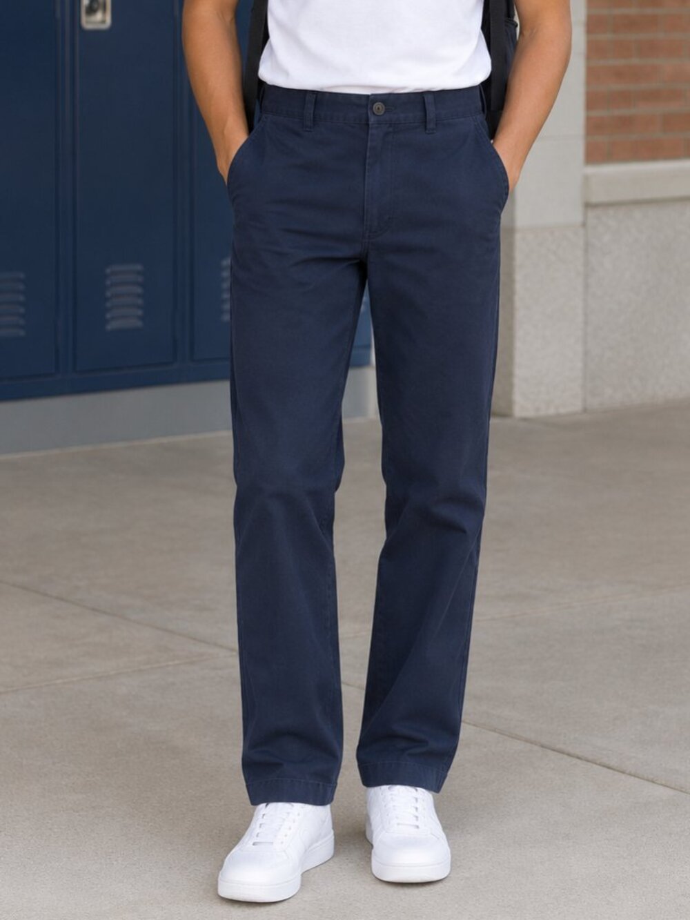 McCarthy Uniforms Navy Blue Twill School Pants Trousers Size M